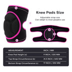 YKTSUJ Women Men Knee Pad Suitable for House Working, Floor and Carpet Cleaning, Gardening Maintain, Construction Work, High Elastic Fabric Men Knee Pads Protect Knee Safety