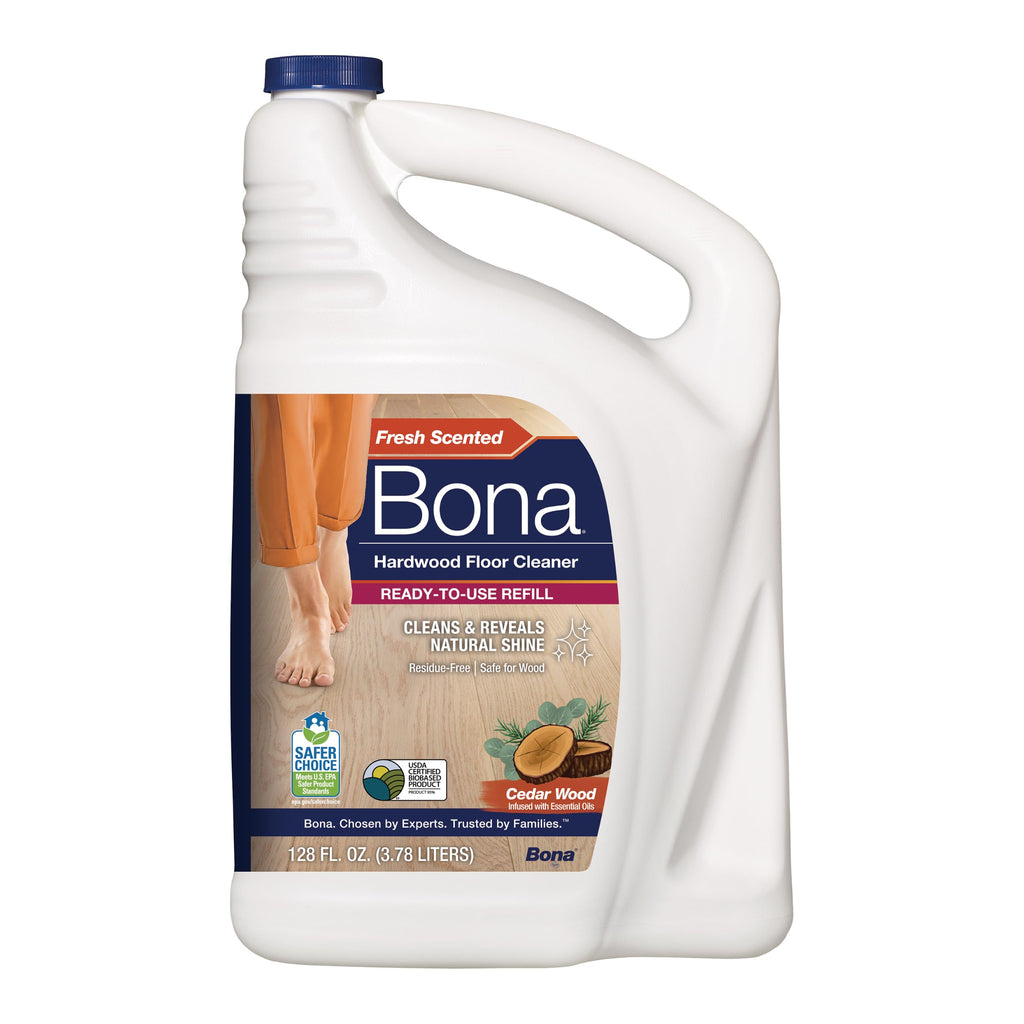 Bona Hardwood Floor Cleaner Refill - 128 fl oz - Cedar Wood Scent