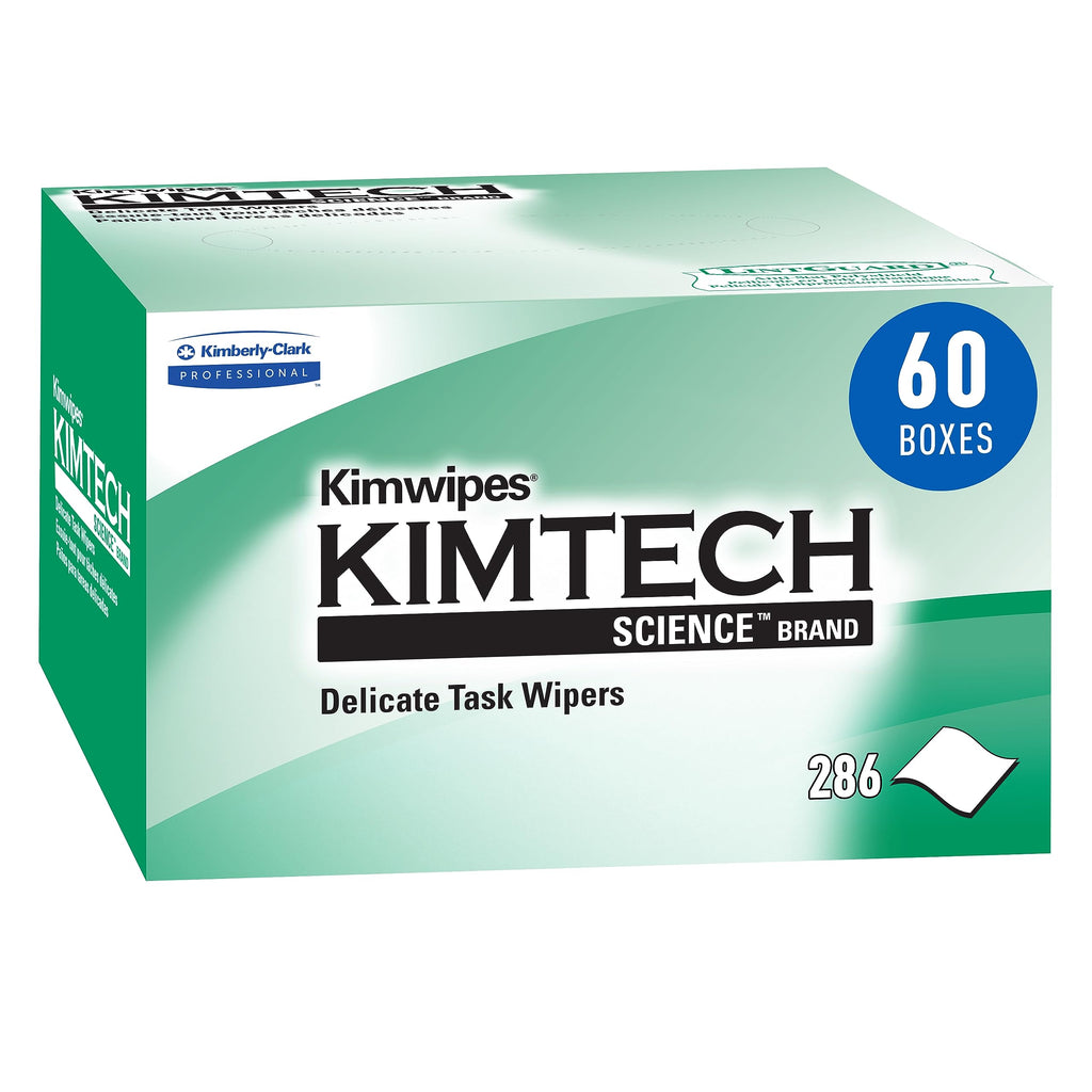 Kimtech Science Kimwipes Delicate Task Wipes, 60 Boxes x 286 Sheets (34155)