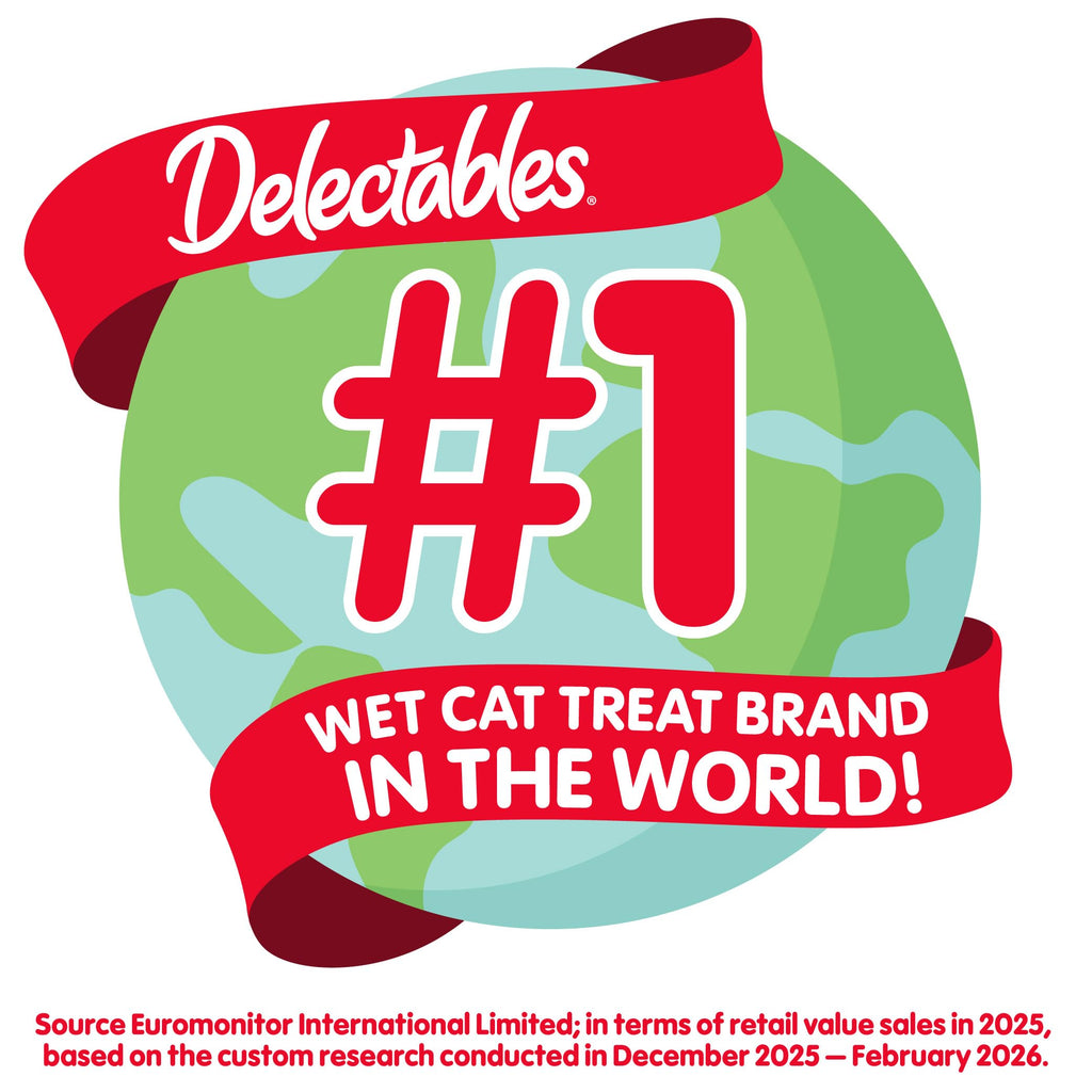 Delectables Squeeze Up Variety Pack, Creamy Squeezable Puree, Lickable Wet Cat Treats, Grain Free, No Added Fillers, No By-Products, No Added Preservatives, 0.5 Ounces Tube, 48 Tubes Total