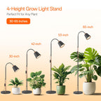 Bstrip 65in Tall Standing Grow Light for Indoor Plants, 18W LED Plant Light