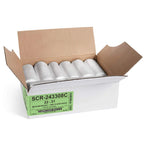 Aluf Plastics SCR-243308C 12-16 Gallon Trash Bags - (Commercial 1000 Pack) - Source Reduction Series Value High Density 8 Micron (equiv) Gauge - Intended for Home, Office, Bathroom, Paper, Styrofoam
