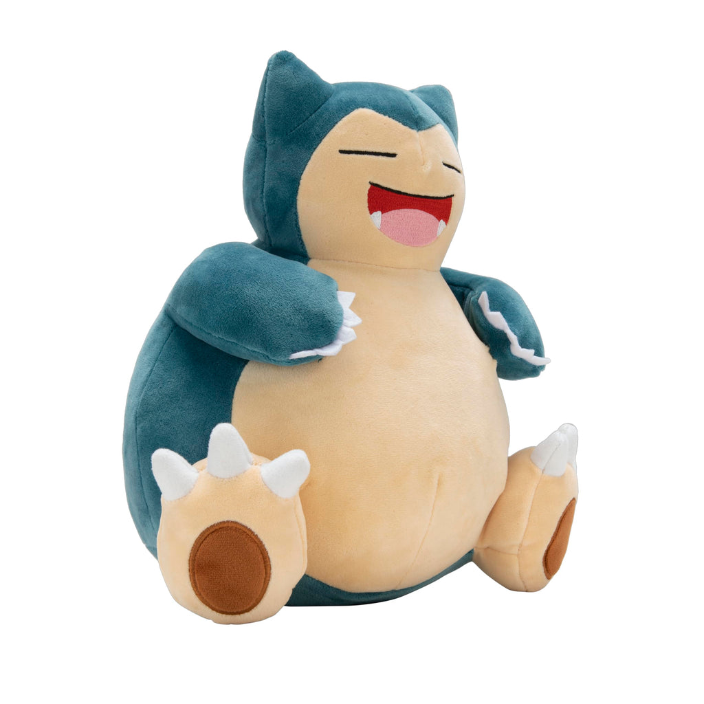Pokemon 12" Large Snorlax Plush - Officially Licensed - Generation One - Authentic 12-inch Soft Stuffed Animal Toy Figure - Holiday Christmas Stocking Stuffer Gift for Kids, Boys, Girls - 2+