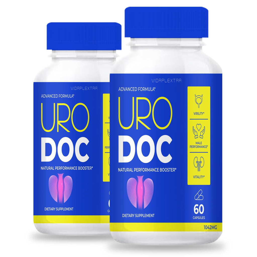 VIDAPLEXTRA URO Doc - URO Doc Male Capsules (2 Pack, 120 Capsules)