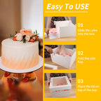 WINKIO Cake Boxes 12 inch, Cake Carrier Holder, Storage Transport Container