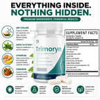 (5 Pack) Trimoryn Capsules, Official Trimoryn Pills with All Natural Ingredients, Advanced Trimorin Wellness Support Supplement, Max Strength Healthy Lifestyle Vitamins for Women & Men (300 Capsules)