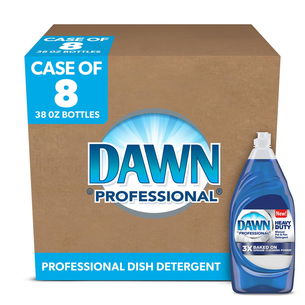 Dawn PRO Heavy Duty Manual Pot & Pan Detergent, Dish Soap (32 oz, 8 pack)