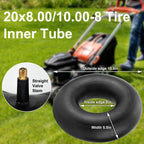20x8.00-8 20x10.00-8 Inner Tubes with TR-13 Straight Valve Stem, 2 Pack