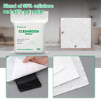 Synvicovan Cleanroom Wipes 9"x9" (300 Pcs,Grade B, 56GSM)