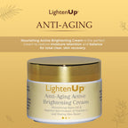 OMIC Lighten-Up Anti-Aging, Skin Brightening Cream - 4.4 fl oz / 100 ml - with Argan Oil and Shea Butter