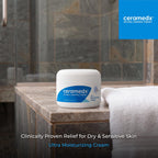 Ceramedx - Ultra Moisturizing Natural Ceramide Cream Unscented for Dry, Sensitive Skin (6 oz.)