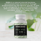 MYOXCIENCE DHEA Avail | Absorption Enhanced DHEA | 10mg, 120 Servings