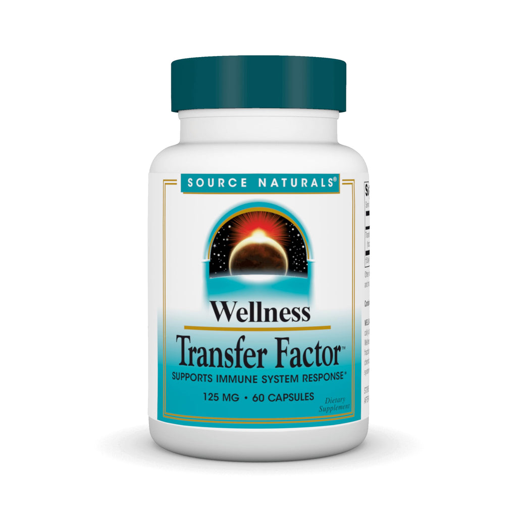 Source Naturals Wellness Transfer Factor, Supports Immune System Response* 125mg, 60 Capsules