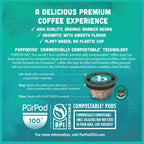 beaniac Organic Daily Dose Donut Shop, Light Roast, Single Serve Compostable K Cup Coffee Pods, Organic Arabica Coffee, Keurig Brewer Compatible, 30 Count