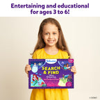 Skillmatics Search and Find Disney Princess Educational Game - Reusable Preschool Learning Activities, Perfect for Toddlers & Kids Who Love Toys, Art & Crafts, Gifts for Boys & Girls Ages 3, 4, 5, 6