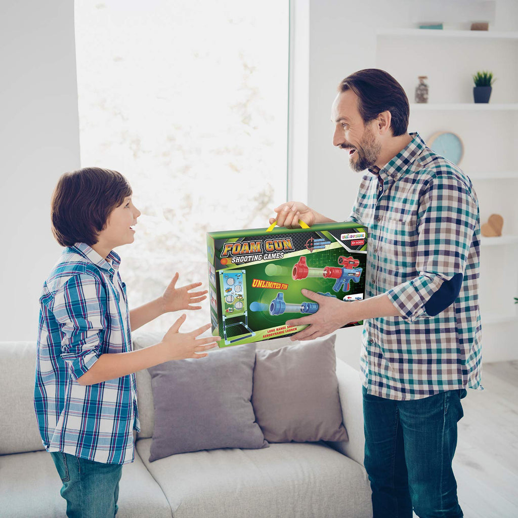 SpringFlower Shooting Game Toy for 5 6 7 8 9 10+ Years Olds Boys, for Kids