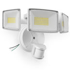 Onforu 100W LED Motion Sensor Outdoor Lights, Dusk to Dawn Flood Light Outdoor Motion Sensor, Hardwired Security Lights Floodlights Outside 11000LM 6500K Daylight IP65 Waterproof (White)