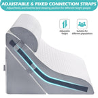 Simpledad Wedge Pillow for Sleeping, Orthopedic Bed Wedge Pillow Set, 15-in-1 3PCS Adjustable Memory Foam Wedge Pillows Post Surgery, 9 &16 & 20 inches Height 3-in-1 Incline Wedges Pillows