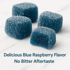 TRUEHEALTHIC Methylene Blue Gummies - 99.9% Pure, 5mg per Gummy, Supports Sustained Energy, Mental Clarity, Reduces Brain Fog & Improves Focus, Mood Enhancement - 30 Gummies (1)