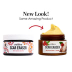 Better Shea Butter Scar Eraser Balm - Cocoa Butter Cream for Stretch Marks and Dark Spots, Burns, Old Scars - Acne Scars - Designed w Zero Synthetic Ingredients, 4 oz