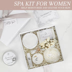 EXTALOW Spa Gifts for Women Bath and Body Gift Basket Valentines Day Gifts Coconut Lavender Home Spa Set Self Care Gift for Mom Sister Her Wife Birthday Gifts Spa Kit Care Package Thank You Gift