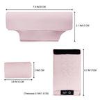 Underarm Crutch's Pad and Hand Grip Covers Universal Forearm Handle Padded Cushion Sets Accessories for Crutches Pads for Armpits (Pink)