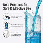 BARBICIDE Disinfectant Concentrate – Pint (16 Fl Oz) | EPA-Registered, Hospital-Grade Germicide for Salons & Barbershops | Anti-Rust Solution for Shears, Combs & Professional Tools