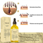 Vegan Natural Hair Growth Oil, 1Pcs hair growth oil Rosemary Oil for Hair Growth Organic for dry damaged hair and growth