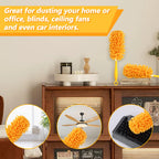 Yicotira Reusable Duster Refill Compatible with Swiffer Duster Kit - Pet Heavy Duty Duster Refills Fit for Swiffer Extended Handle Duster - Microfiber 360 Duster Refills for Dusting Cleaning, 8 Pack