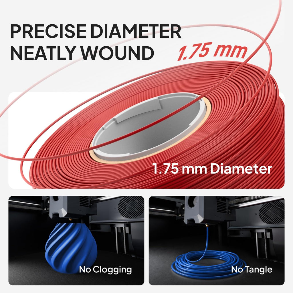 ELEGOO PLA Basic 3D Printer Filament 1.75mm Sunflower Yellow 1KG