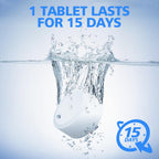 USKICH Toilet Bowl Cleaner 40 PACK, Household Automatic Toilet Bowl Cleaners with Bleach, Bathroom Toilet Tank Cleaners Tablets with Sustained-Release Technology for Deodorizing & Descaling