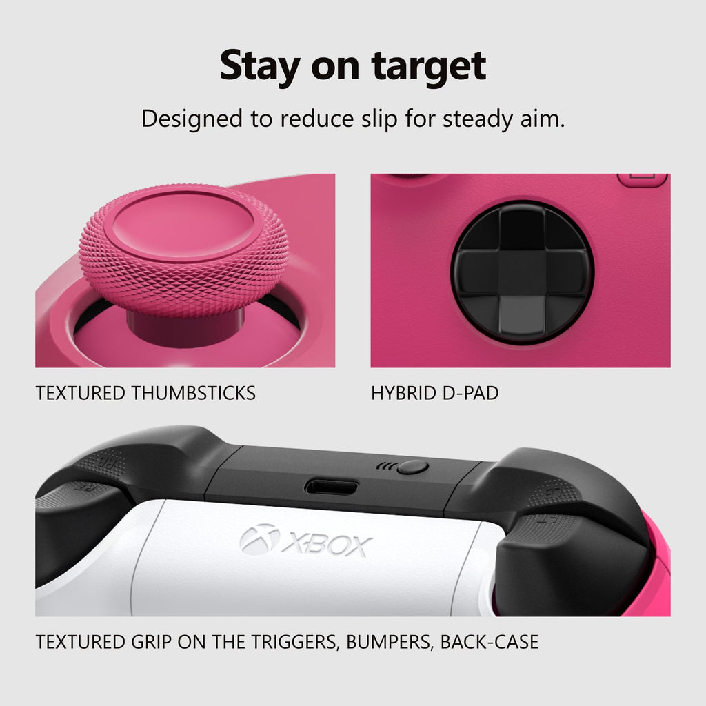 Xbox Wireless Gaming Controller | Deep Pink