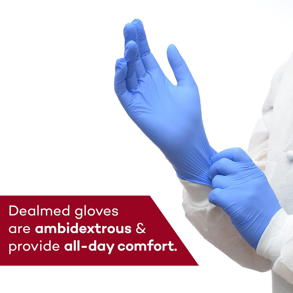 Dealmed Nitrile Exam Gloves - Latex Free - Small - 200 Count