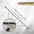 ROBLOCK Adjustable 31" Rubber Tarp Straps with 150% Max Stretch, 100% EPDM Bungee Cords with Metal Crimped S Hooks, Ideal for Securing Tarps, Cargo, Canvases, Weatherproof (10 Pack)