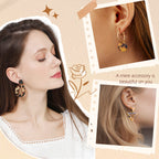 Earrings Set for Women, Funtopia 61 Pairs Fashion Tassel Earrings