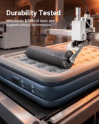 iDOO Luxury Air Mattress with Built in Pump, Queen Size Inflatable Mattress for Camping, Guests & Home, 18" Raised Comfort Blow up Mattress, Durable, Portable & Waterproof Air Bed, colchon inflable