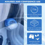 WOKSAVER Hot Tub Cartridges Replacement for Frog Ease, Compatible with Frog Ease Floating System, Self-Regulation Hot Tub Cleaner, Blue Mineral Cartridge Partner, 3 Pack