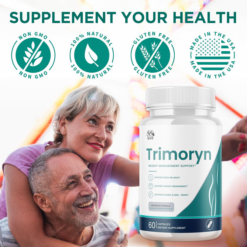 (3 Pack) Trimoryn Capsules, Official Trimoryn Pills with All Natural Ingredients, Advanced Trimorin Wellness Support Supplement, Max Strength Healthy Lifestyle Vitamins for Women & Men (180 Capsules)