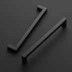 Ravinte 10 Pack 8 Inch Kitchen Square Cabinet Handles Matte Black Cabinet Pulls Black Drawer Pulls Kitchen Cabinet Hardware Kitchen Handles