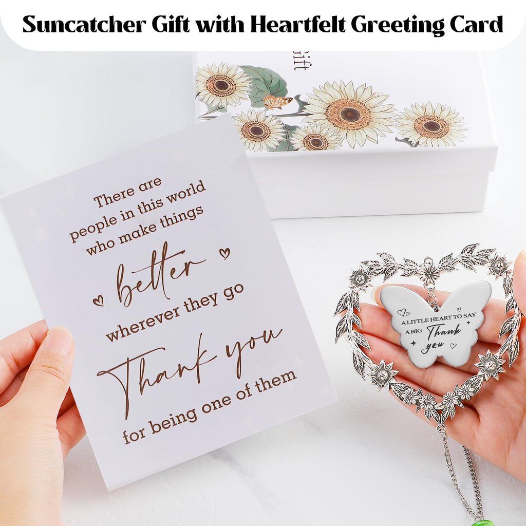 Appreciation Gift for Women Teacher, Thank You Suncatcher for Coworkers