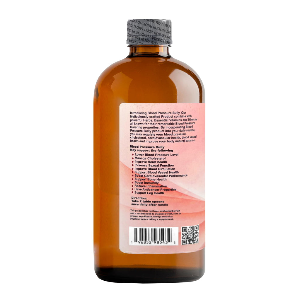 Liquid Blenz Blood Pressure Bully | Herbal Supplement for Healthy Blood Pressure & Circulation Support | 16 fl oz