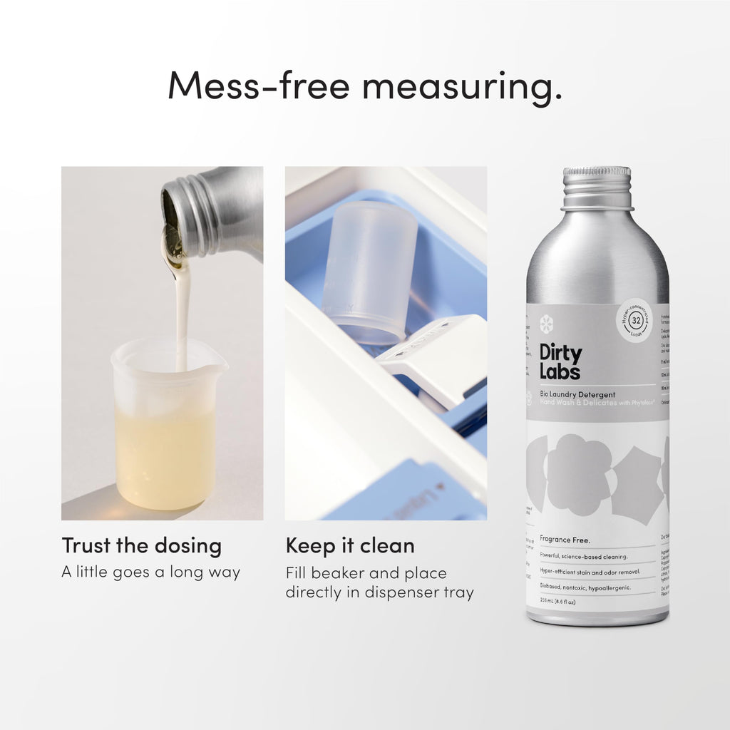 Dirty Labs Hand Wash & Delicates Scent Free Bio Enzyme Detergent 32 Loads