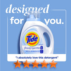 Tide Free & Gentle Liquid Laundry Detergent, 80 Loads, 105 fl oz, Tide Laundry Detergent, Clean Laundry Detergent