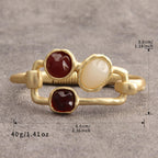 joymiao Gold Bracelet for Women Trendy Chunky Thick Gold Bangles Bracelet