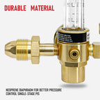 RX WELD Argon Flowmeter for MIG TIG Weld, CGA580, 6.6FT Hose