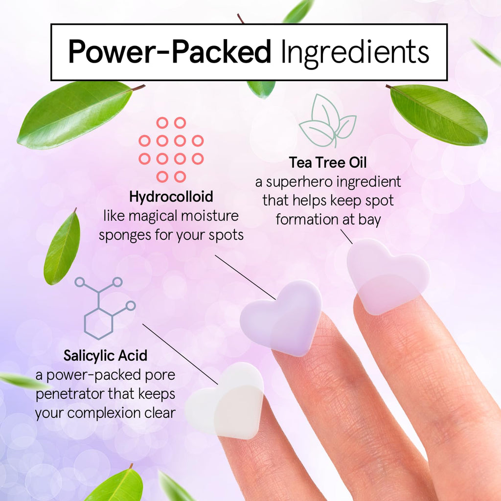 grace & stella Award Winning Pimple Patches for Face - Dermatologist Tested Acne Patches - Hydrocolloid Patch for Breakouts, Whiteheads - Vegan Acne Spot Treatment for Face (Hearts, 216 Pack)