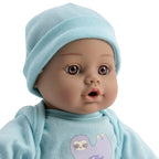 Adora Sweet Babies 11 Inch Soft Baby Boy Doll Machine Washable Cuddly Doll Birthday Gift for Ages 1 and Up - Sloth