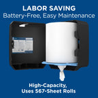SofPull Centerpull Large by Georgia-Pacific PRO Paper Towel Dispenser, 10.13” W x 11.33” D x 10.58” H, 1 Dispenser, 58201B