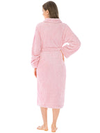 PAVILIA Premium Womens Plush Soft Robe, Sherpa Bathrobe, S/M Light Pink