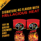 4C Premium Spicy Bread Crumbs, Spicy Plain 1 Pack, Flavorful Crispy Crunchy, Value Pack (15 Ounce)